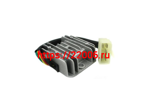 Реле регулятор напряжения 152QMI, 157QMJ 125/150cс (1 штекер узкий "папа" 5 контакта) Реле регулятор напряжения 152QMI, 157QMJ 125/150cс (1 штекер узкий "папа" 5 контакта)