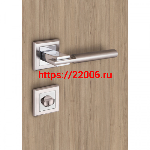 Ручка Punto (Пунто) раздельная K.QL52.CITY (CITY QL) SN/CP-3 матовый никель/хром фото 2 Ручка Punto (Пунто) раздельная K.QL52.CITY (CITY QL) SN/CP-3 матовый никель/хром фото 2