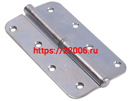 Петля skobis (СКОБИС) накладная ПН-130 цинк белый, правая Петля skobis (СКОБИС) накладная ПН-130 цинк белый, правая