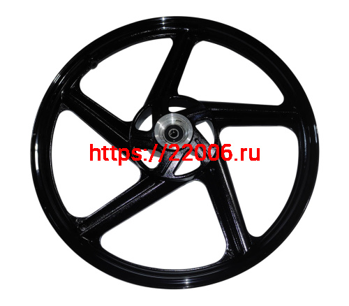 Обод 18" передний литой,  диск. тормоз 18  SIGMA SPORT  черный