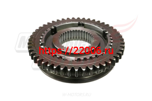 Муфта синхронизатора КПП 1-2 передачи MK, CK, Vision, 47 шлицов (3170112011) фото 2 Муфта синхронизатора КПП 1-2 передачи MK, CK, Vision, 47 шлицов (3170112011) фото 2