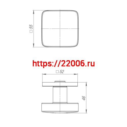 Ручка Punto (Пунто) раздельная R.ARC.R52.SALUT BL-24 черный ТРОСИК фото 3 Ручка Punto (Пунто) раздельная R.ARC.R52.SALUT BL-24 черный ТРОСИК фото 3