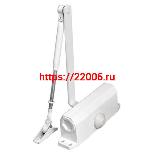 Доводчик Punto (Пунто) дверной SDC2020 WH 25-45 кг (белый) Доводчик Punto (Пунто) дверной SDC2020 WH 25-45 кг (белый)