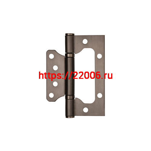 Петля Ajax (Аякс) универсальная без врезки IN4000W GR (100/P-2B 100x2,3) графит Петля Ajax (Аякс) универсальная без врезки IN4000W GR (100/P-2B 100x2,3) графит