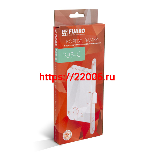 Корпус Fuaro (Фуаро) врезного замка c защёлкой PLASTP85C-50 (P85C-50) CP хром фото 2 Корпус Fuaro (Фуаро) врезного замка c защёлкой PLASTP85C-50 (P85C-50) CP хром фото 2