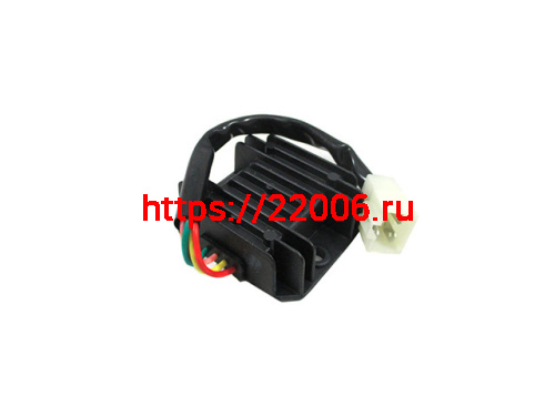 Реле регулятор напряжения 152QMI, 157QMJ 125/150cс (1 штекер узкий "папа" 4 контакта) ТММР Реле регулятор напряжения 152QMI, 157QMJ 125/150cс (1 штекер узкий "папа" 4 контакта) ТММР