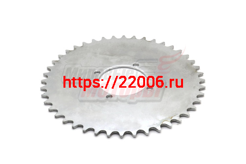 Звезда ведомая 44z F50,F80,NR50,NR80,T100,72(8P) (4 отверстия) Звезда ведомая 44z F50,F80,NR50,NR80,T100,72(8P) (4 отверстия)