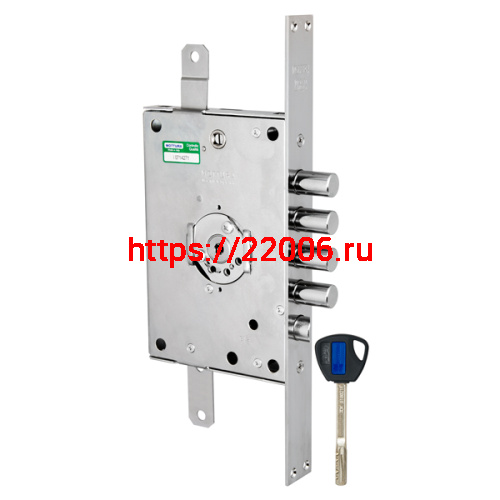 Замок Mottura (Моттура) врезной сувальдный с защёлкой 3D KEY 3D.771 D (правый), ключ 40 мм Замок Mottura (Моттура) врезной сувальдный с защёлкой 3D KEY 3D.771 D (правый), ключ 40 мм