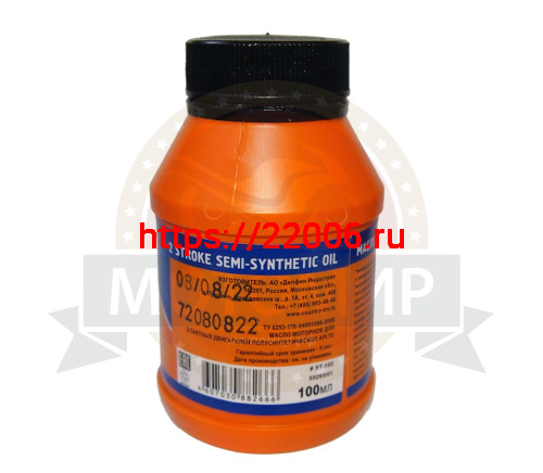 Масло COUNTRY для 2т двигателей API TС (100 мл.) полусинтетикаST-102, двигатели до V- 500см3,(уп.24) фото 2