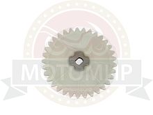 Шестерня маслонасоса GY6-50/80, 139QMB QT-4/18 большая пласт. 33 зуб