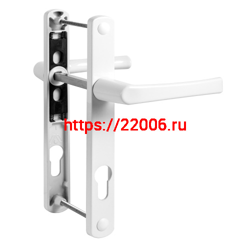 Ручка Punto (Пунто) на планке HANDLE.85.25.67-75 RAL 9016 белый Ручка Punto (Пунто) на планке HANDLE.85.25.67-75 RAL 9016 белый