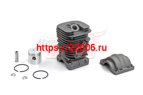 Поршневая группа в сборе Партнер 350/351/370 D38 с крышкой коленвала Поршневая группа в сборе Партнер 350/351/370 D38 с крышкой коленвала