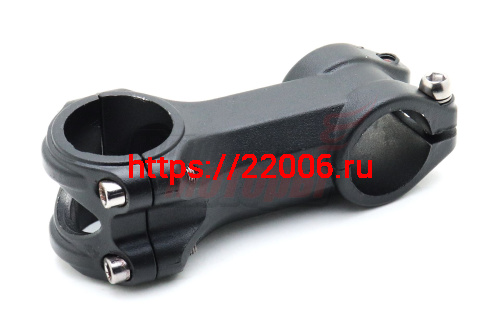 Вынос руля алюмин. 75 мм (нерегул., для безрезьб.вилки), d руля 31.8мм, d штока вилки 28,6мм (1-1/8")