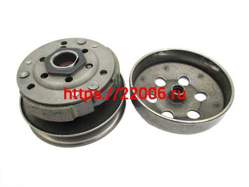 Сцепление в сборе 139QMB 50сс с колоколом Сцепление в сборе 139QMB 50сс с колоколом