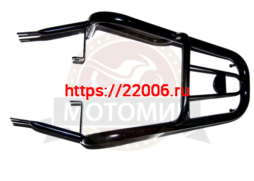 Багажник задний Альфа (верхушка без подножек) (FLASH) черный (НАБОР) фото 2 Багажник задний Альфа (верхушка без подножек) (FLASH) черный (НАБОР) фото 2