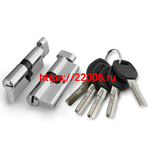 Цилиндровый Punto (Пунто) механизм (A202/110) A2002Knob110(55+10+45) с вертушкой SN никель Цилиндровый Punto (Пунто) механизм (A202/110) A2002Knob110(55+10+45) с вертушкой SN никель