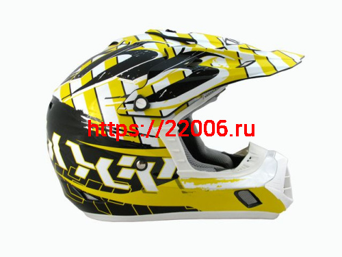 Мотошлем THH TX-12 №13 black/yellow (S) детский Мотошлем THH TX-12 №13 black/yellow (S) детский