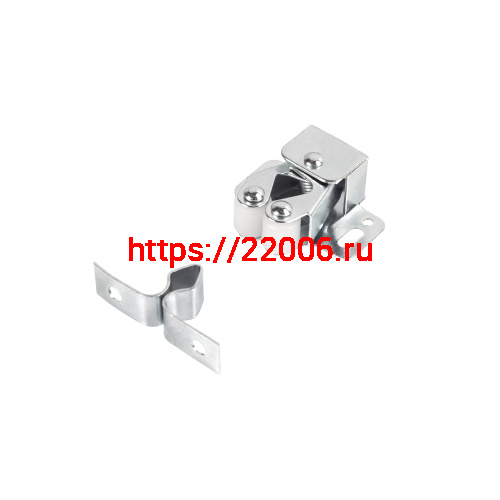 Защелка Ajax (Аякс) роликовая металлическая ZLR32х26 CP хром Защелка Ajax (Аякс) роликовая металлическая ZLR32х26 CP хром