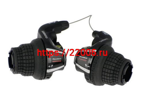 Шифтер Shimano Tourney, RS35, лев/пр. 3х7скор. троса, ESLRS35P7A Шифтер Shimano Tourney, RS35, лев/пр. 3х7скор. троса, ESLRS35P7A