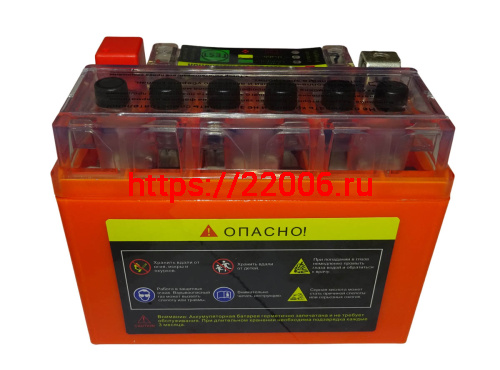 Аккумулятор 12В  4 А/ч  UTX4L-BS iGEL, OUTDO (114х70х86) обратная пол., для Альфы фото 3