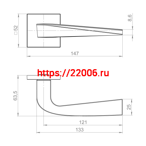 Ручка Fuaro (Фуаро) раздельная K.ZL52.SPIRAL SSG-39 сатинированное золото фото 3 Ручка Fuaro (Фуаро) раздельная K.ZL52.SPIRAL SSG-39 сатинированное золото фото 3