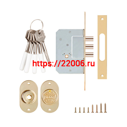 Замок Kale kilit (Кале килит) врезной крестообразный 189/3MF (45 mm) (латунь), 5 кл. фото 2 Замок Kale kilit (Кале килит) врезной крестообразный 189/3MF (45 mm) (латунь), 5 кл. фото 2