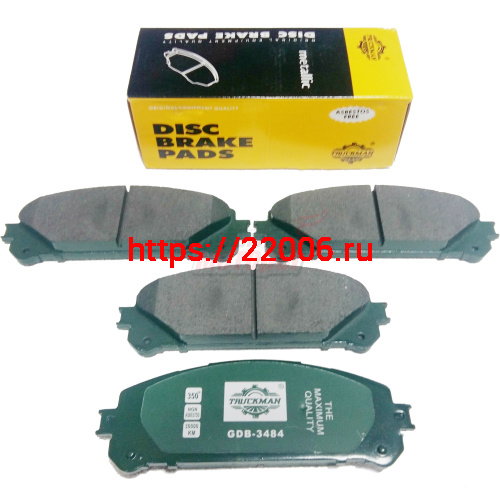 Колодки торм.перед. (GDB3484) LEXUS RX 09 NX200-300-/TOYOTA HIGHLANDER 07/RAV4 IV Колодки торм.перед. (GDB3484) LEXUS RX 09 NX200-300-/TOYOTA HIGHLANDER 07/RAV4 IV