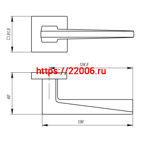 Ручка Armadillo (Армадилло) раздельная K.USS52.MORI (MORI USS) WH-19 белый фото 2 Ручка Armadillo (Армадилло) раздельная K.USS52.MORI (MORI USS) WH-19 белый фото 2