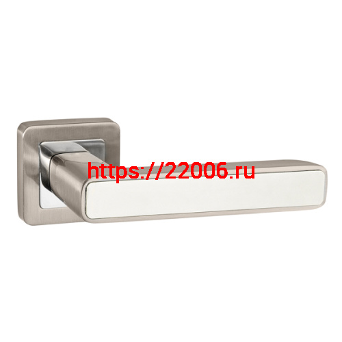 Ручка Punto (Пунто) раздельная K.QR52.MARS (MARS QR) SN/WH-19 матовый никель/белый Ручка Punto (Пунто) раздельная K.QR52.MARS (MARS QR) SN/WH-19 матовый никель/белый