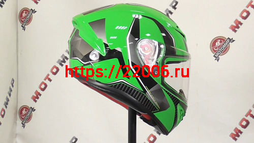 Шлем интеграл SHIRO SH-870 GO, цвет GREEN FLUOR, RED, YELLOW FLUOR размер M (1317) фото 2 Шлем интеграл SHIRO SH-870 GO, цвет GREEN FLUOR, RED, YELLOW FLUOR размер M (1317) фото 2