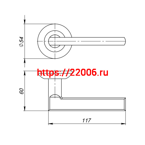 Ручка Ajax (Аякс) раздельная R.JR54.POLO TECH SN/CP-3 мат.никель/хром (белая коробка) фото 2 Ручка Ajax (Аякс) раздельная R.JR54.POLO TECH SN/CP-3 мат.никель/хром (белая коробка) фото 2