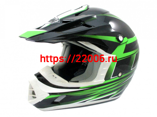 Мотошлем THH TX-12 №17 black/ green (XXL) Мотошлем THH TX-12 №17 black/ green (XXL)