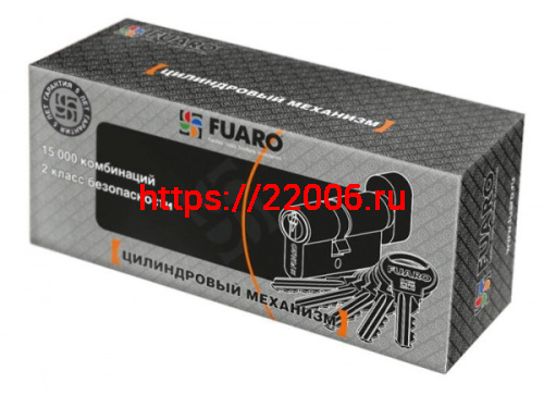 Цилиндровый механизм Fuaro (Фуаро) с вертушкой R302/70 mm (30+10+30) CP хром 5 кл. фото 2 Цилиндровый механизм Fuaro (Фуаро) с вертушкой R302/70 mm (30+10+30) CP хром 5 кл. фото 2