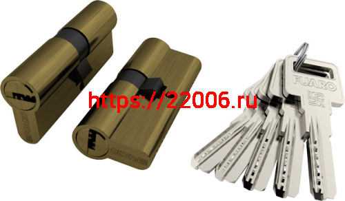 Цилиндровый Fuaro (Фуаро) механизм R600/70 mm (30+10+30) AB бронза 5 кл. Цилиндровый Fuaro (Фуаро) механизм R600/70 mm (30+10+30) AB бронза 5 кл.