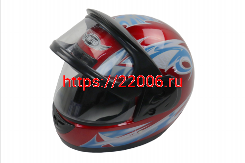 Шлем CONCORD XZF01 красный "L(59-60)" (интеграл) фото 2 Шлем CONCORD XZF01 красный "L(59-60)" (интеграл) фото 2