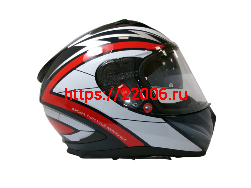 Шлем TVS RACING (Индия) STREET D/V NAVY BLUE RED размер L, + пинлок в комплекте, очки фото 4 Шлем TVS RACING (Индия) STREET D/V NAVY BLUE RED размер L, + пинлок в комплекте, очки фото 4