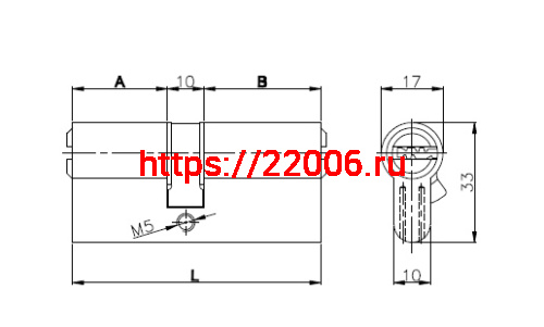 Цилиндровый Kale kilit (Кале килит) механизм 164 OBS SNE/90 (35+10+45) mm никель 5 кл. фото 2 Цилиндровый Kale kilit (Кале килит) механизм 164 OBS SNE/90 (35+10+45) mm никель 5 кл. фото 2