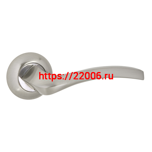 Ручка Ajax (Аякс) раздельная R.JR54.GLORIA (GLORIA JR) SN/CP-3 матовый никель/хром Ручка Ajax (Аякс) раздельная R.JR54.GLORIA (GLORIA JR) SN/CP-3 матовый никель/хром
