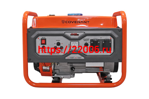 Генератор бенз. "COVENANT" GG4500 (3,2/3,5кВт, LT170F-2, 8,5л.с., бак 18л, 44кг, руч.старт, МЕДЬ) фото 2 Генератор бенз. "COVENANT" GG4500 (3,2/3,5кВт, LT170F-2, 8,5л.с., бак 18л, 44кг, руч.старт, МЕДЬ) фото 2