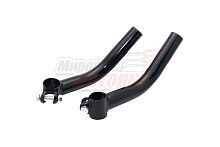 Рога на руль (сталь) черные