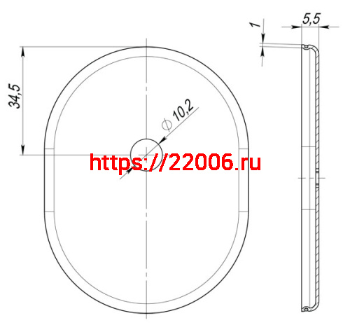 Накладка Fuaro (Фуаро) на шток цилиндра ESC.O.SF/OV.474 (ESC 474) AB зелёная бронза фото 3 Накладка Fuaro (Фуаро) на шток цилиндра ESC.O.SF/OV.474 (ESC 474) AB зелёная бронза фото 3