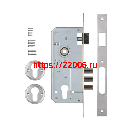 Корпус Kale kilit (Кале килит) врезного замка с защёлкой 152/3MR (45 mm) w/b (никель) фото 2 Корпус Kale kilit (Кале килит) врезного замка с защёлкой 152/3MR (45 mm) w/b (никель) фото 2