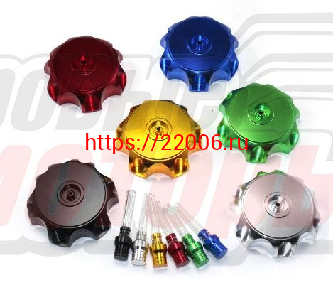 Крышка бензобака TTR125-250 с втулкой испарителем (СИНЯЯ) Крышка бензобака TTR125-250 с втулкой испарителем (СИНЯЯ)