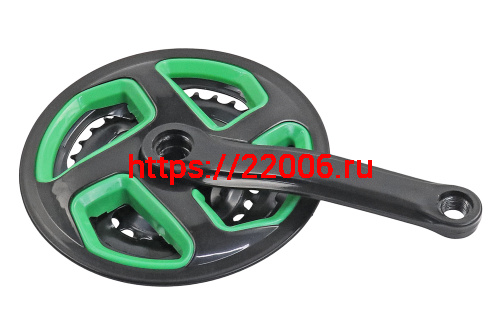 Шатуны 3зв. 42-34-24зуб/шатуны 170мм черные с цветной защитой (комплект) фото 2 Шатуны 3зв. 42-34-24зуб/шатуны 170мм черные с цветной защитой (комплект) фото 2