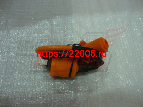 Катушка зажигания с в/в колпачком 120 градусов Dio50,Lead50/90(малая 2 конт.)(GY6-50,125,150см3) ТЮНИНГ оранжевая Катушка зажигания с в/в колпачком 120 градусов Dio50,Lead50/90(малая 2 конт.)(GY6-50,125,150см3) ТЮНИНГ оранжевая