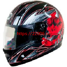 Мотошлем THH TS-38 №5 black/red (XS) Мотошлем THH TS-38 №5 black/red (XS)