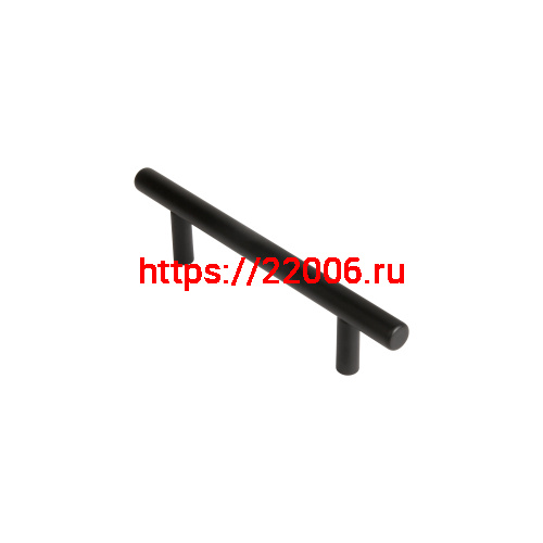 Ручка-рейлинг Ajax (Аякс) мебельная MB-H-005-96 мм BL черный Ручка-рейлинг Ajax (Аякс) мебельная MB-H-005-96 мм BL черный