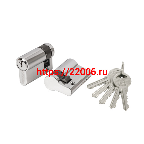 Цилиндровый Fuaro (Фуаро) механизм (100 ZA/45) 1000ZAKey45(5+10+30) CP хром 5Key Цилиндровый Fuaro (Фуаро) механизм (100 ZA/45) 1000ZAKey45(5+10+30) CP хром 5Key