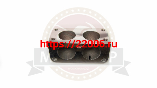 Патрубок карбюратора 2V80F для 2х карбюраторов угловой (17226-A2412-0001) фото 3