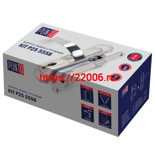 Корпус замка Punto (Пунто) с ручкой LOCKSET25.ORION.5558-1 (KIT P25 5558 ORION) AB бронза фото 2 Корпус замка Punto (Пунто) с ручкой LOCKSET25.ORION.5558-1 (KIT P25 5558 ORION) AB бронза фото 2